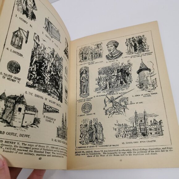 1950s Story of Medieval Britain Told in Pictures Illustrated History Britain - Picture 8 of 8